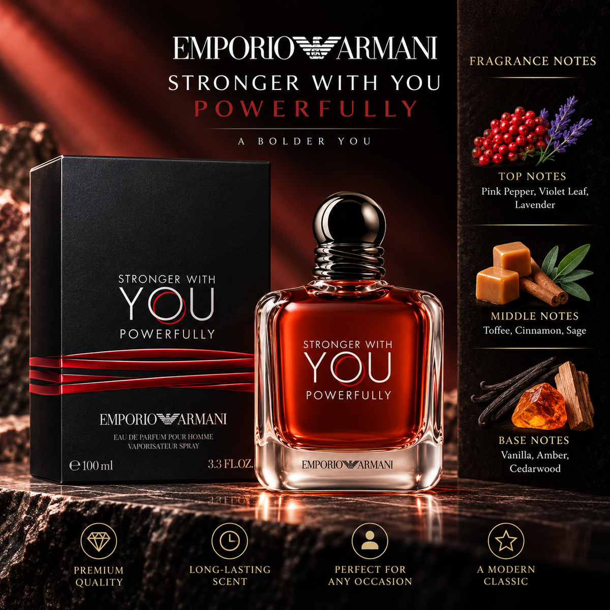 Emporio Armani Stronger With You Powerfully EDP 100ml