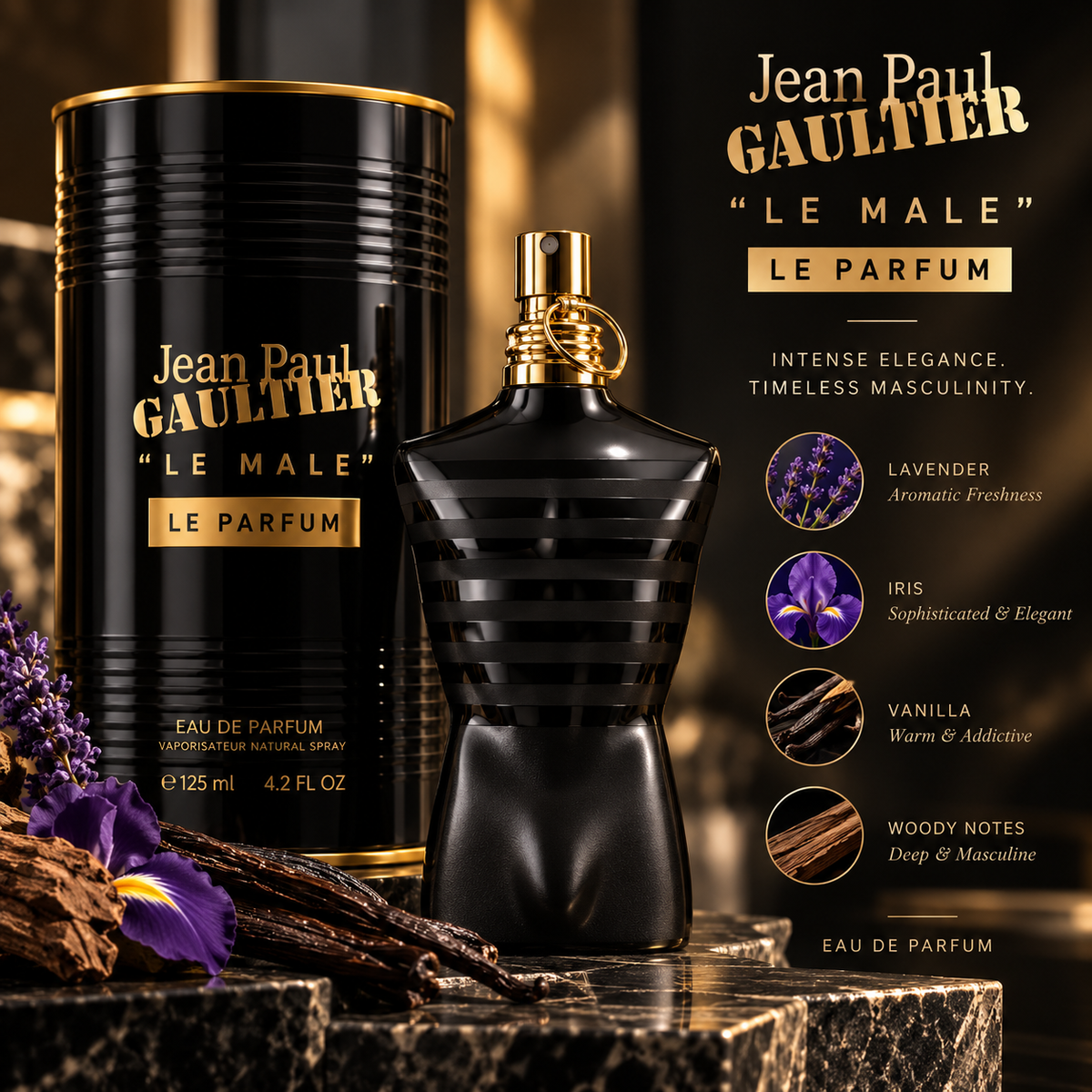 Jean Paul Gaultier Le Male Le Parfum Eau de Parfum 125ml