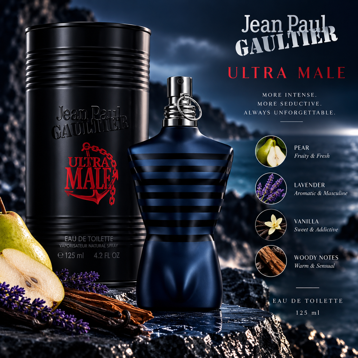 Jean Paul Gaultier Ultra Male Eau de Toilette 125ml