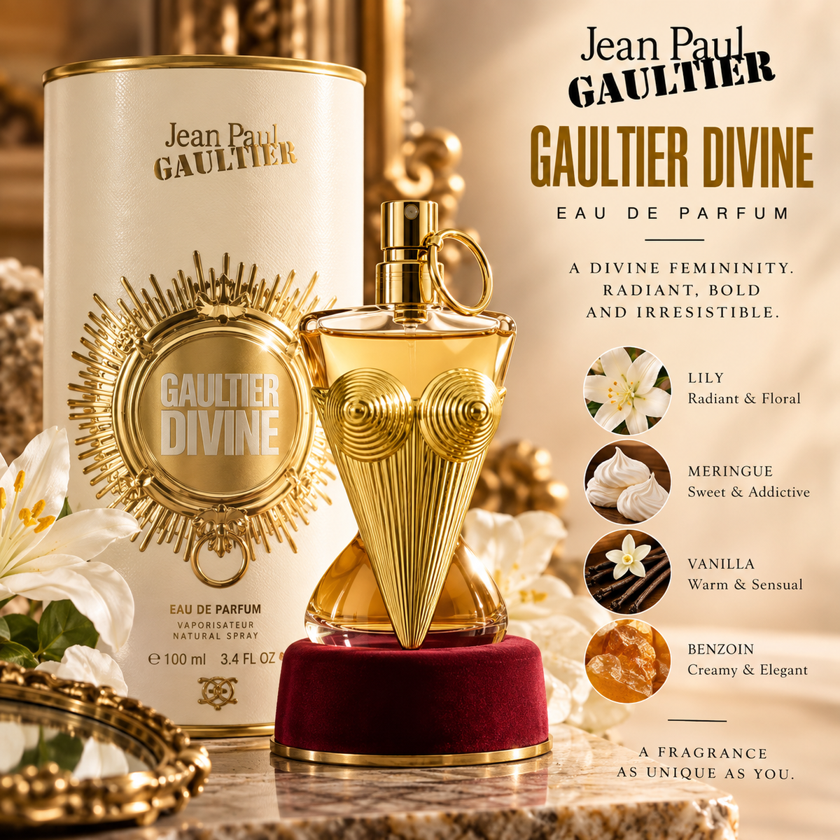 Jean Paul Gaultier Gaultier Divine Eau de Parfum 100ml