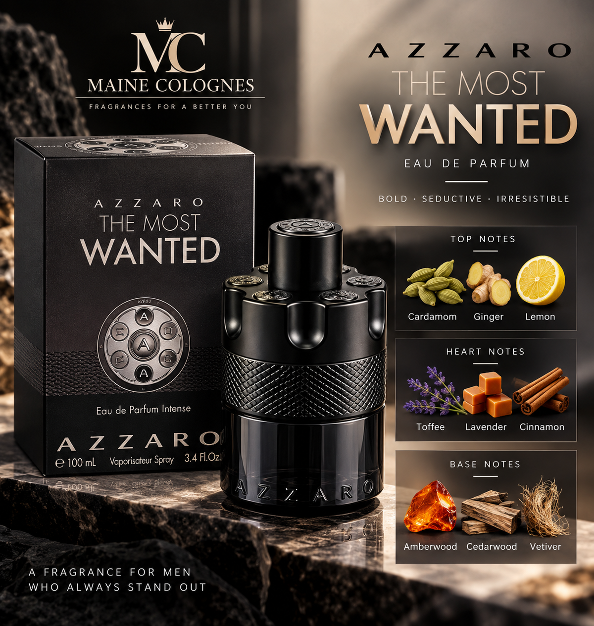 Azzaro The Most Wanted Eau de Parfum Intense 100ml