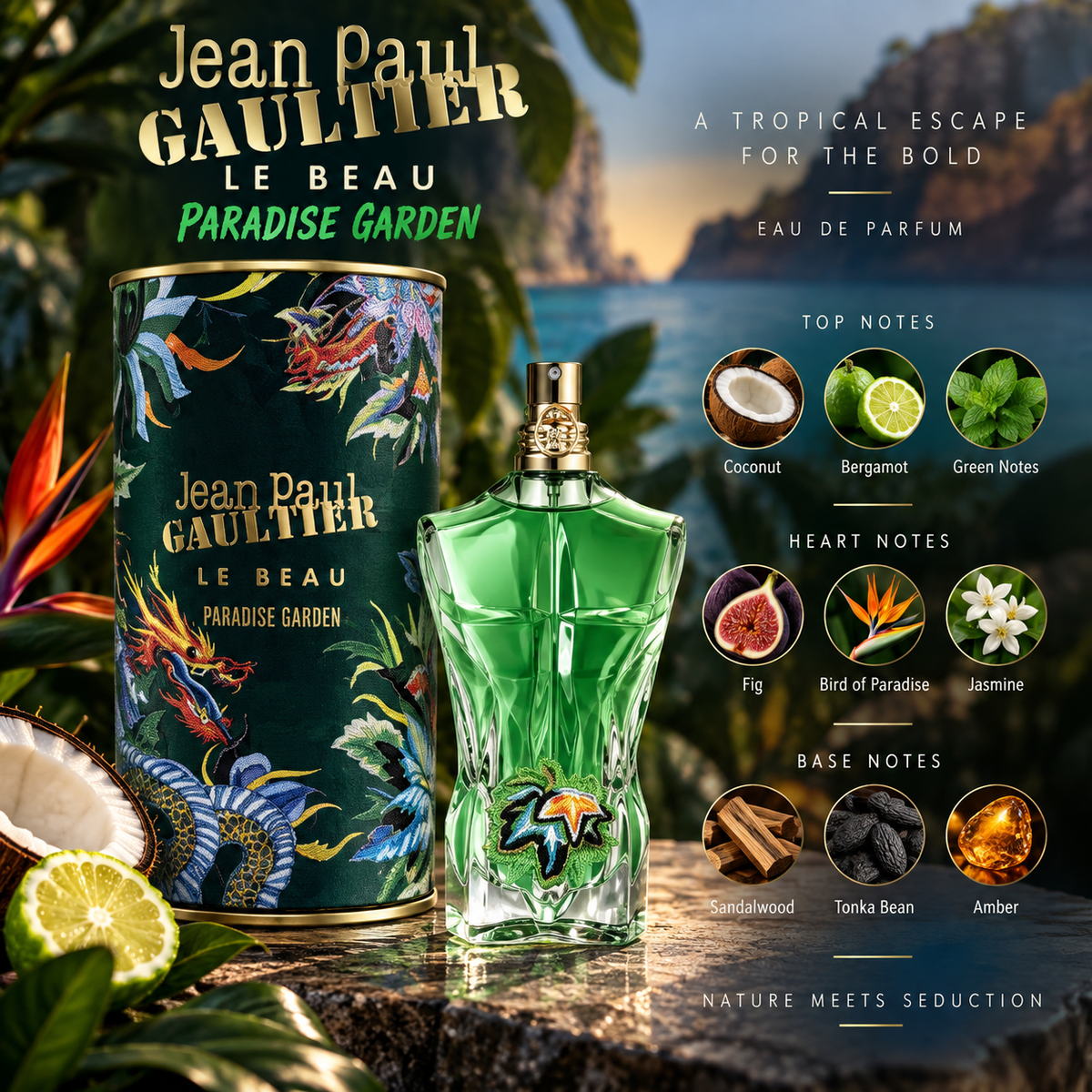 Jean Paul Gaultier Le Beau Paradise Garden Eau de Parfum
