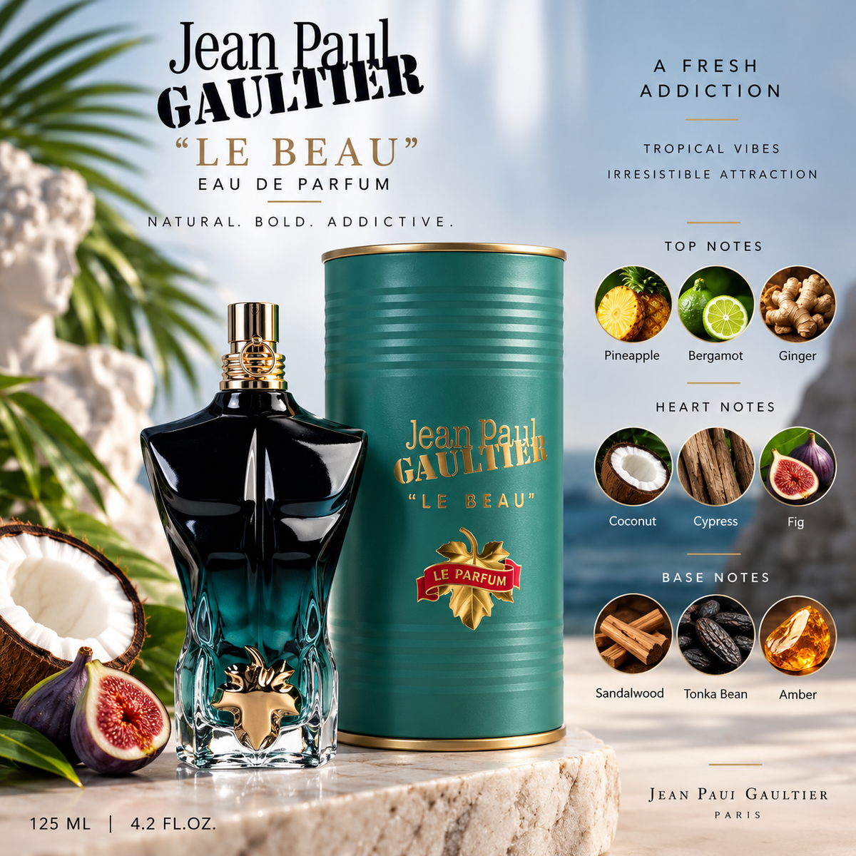 Jean Paul Gaultier Le Beau Le Parfum Eau de Parfum Intense