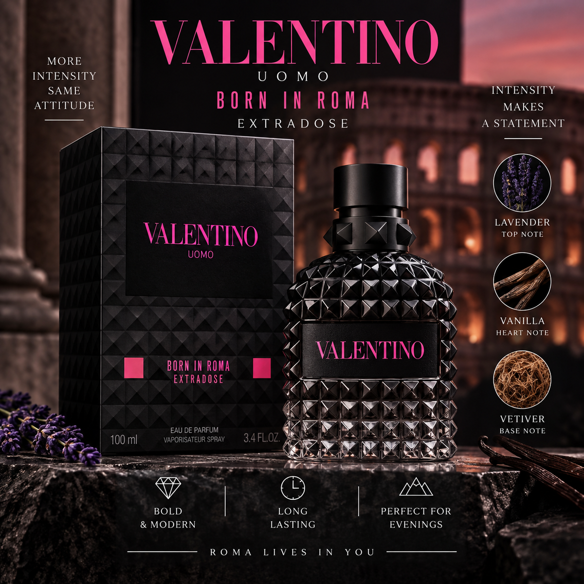 Valentino Uomo Born In Roma Extradose EDP 100ml