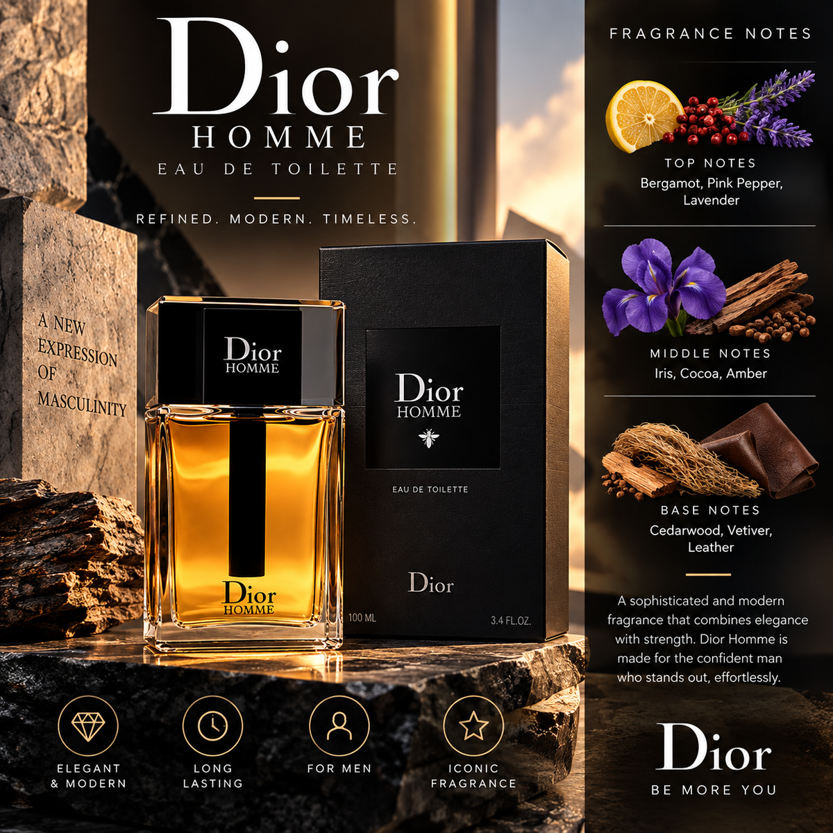 Dior Homme Eau de Toilette 100ml