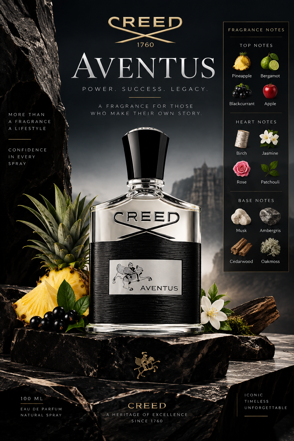 Creed Aventus Eau de Parfum 100ml – Iconic Luxury Fragrance
