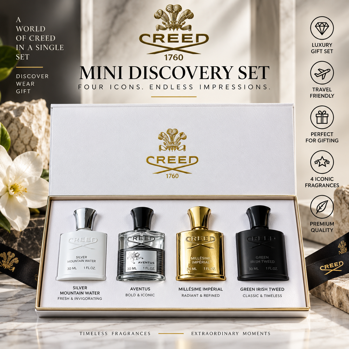 Creed Mini Gift Box 4-in-1 30ml