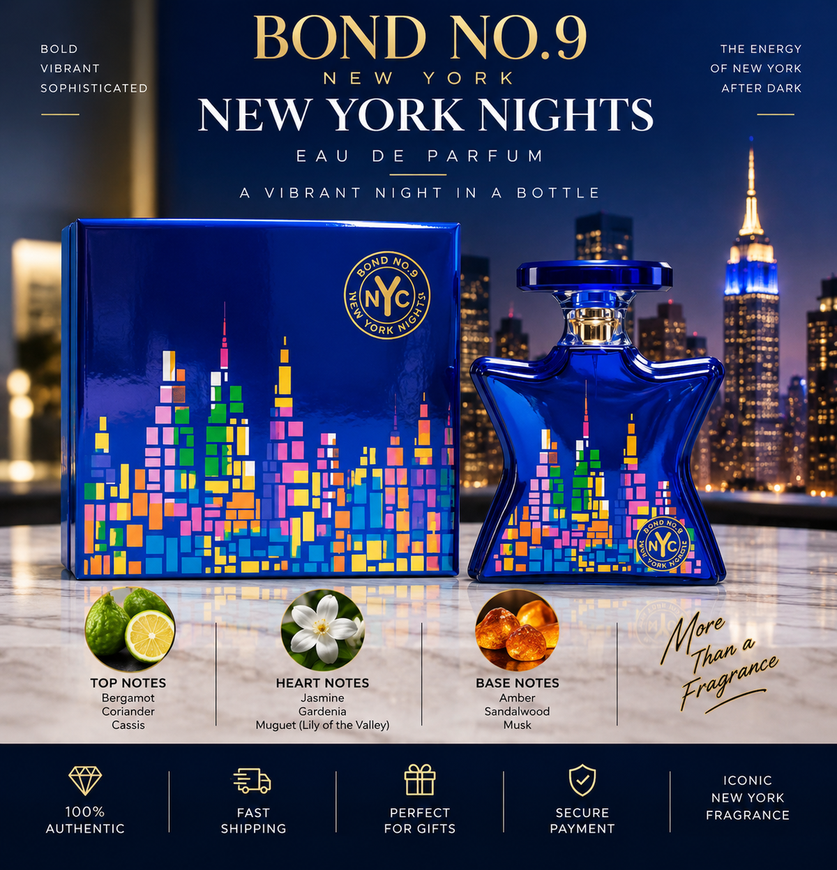 Bond No. 9 New York Nights Eau de Parfum 100ml