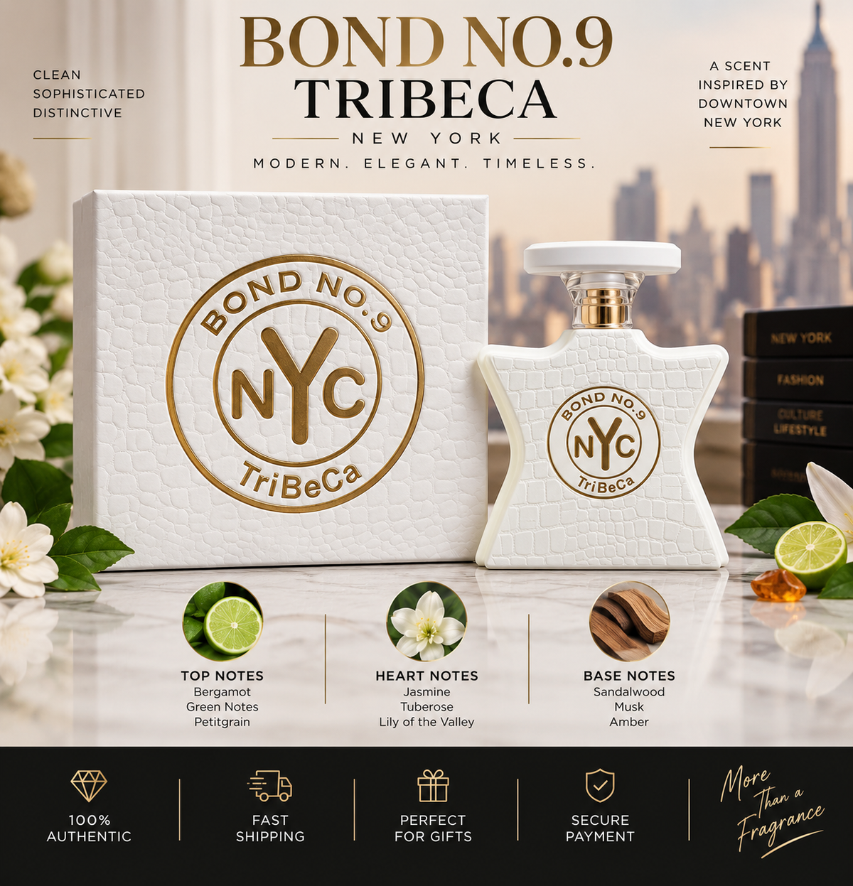 Bond No. 9 TriBeCa Eau de Parfum 100ml