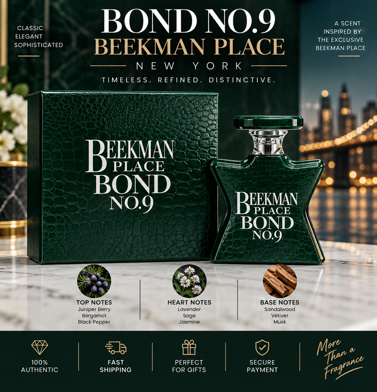 Bond No. 9 Beekman Place Eau de Parfum 100ml