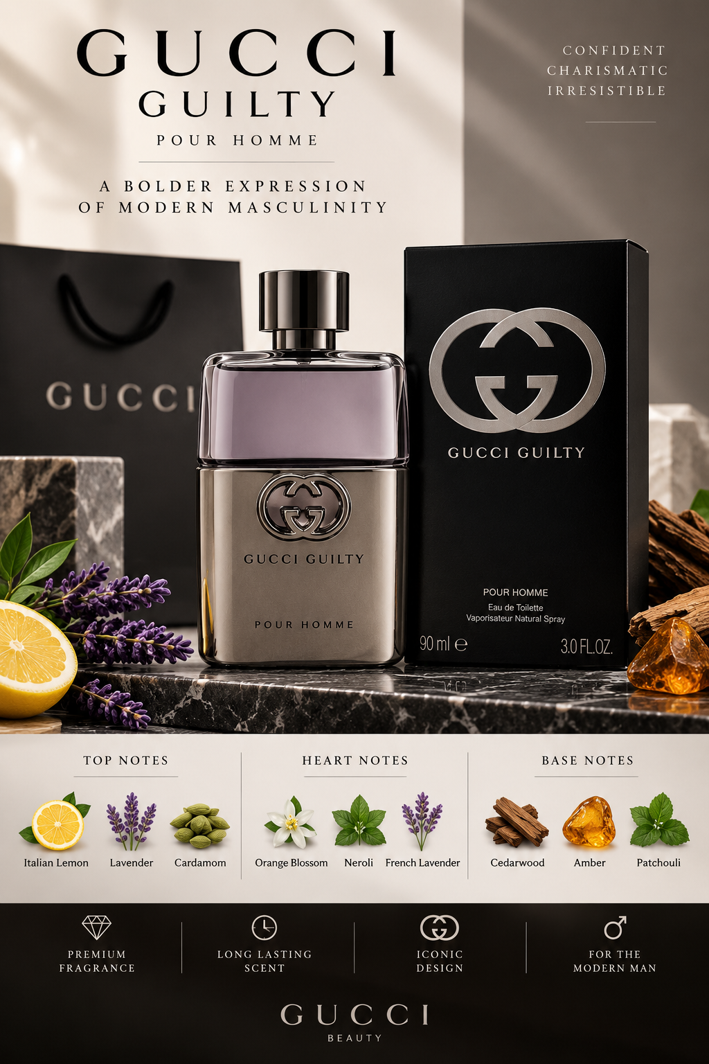 Gucci Guilty Pour Homme Eau de Toilette 90ml